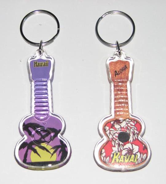PORTE CLES ACRYLIQUE GUITARE